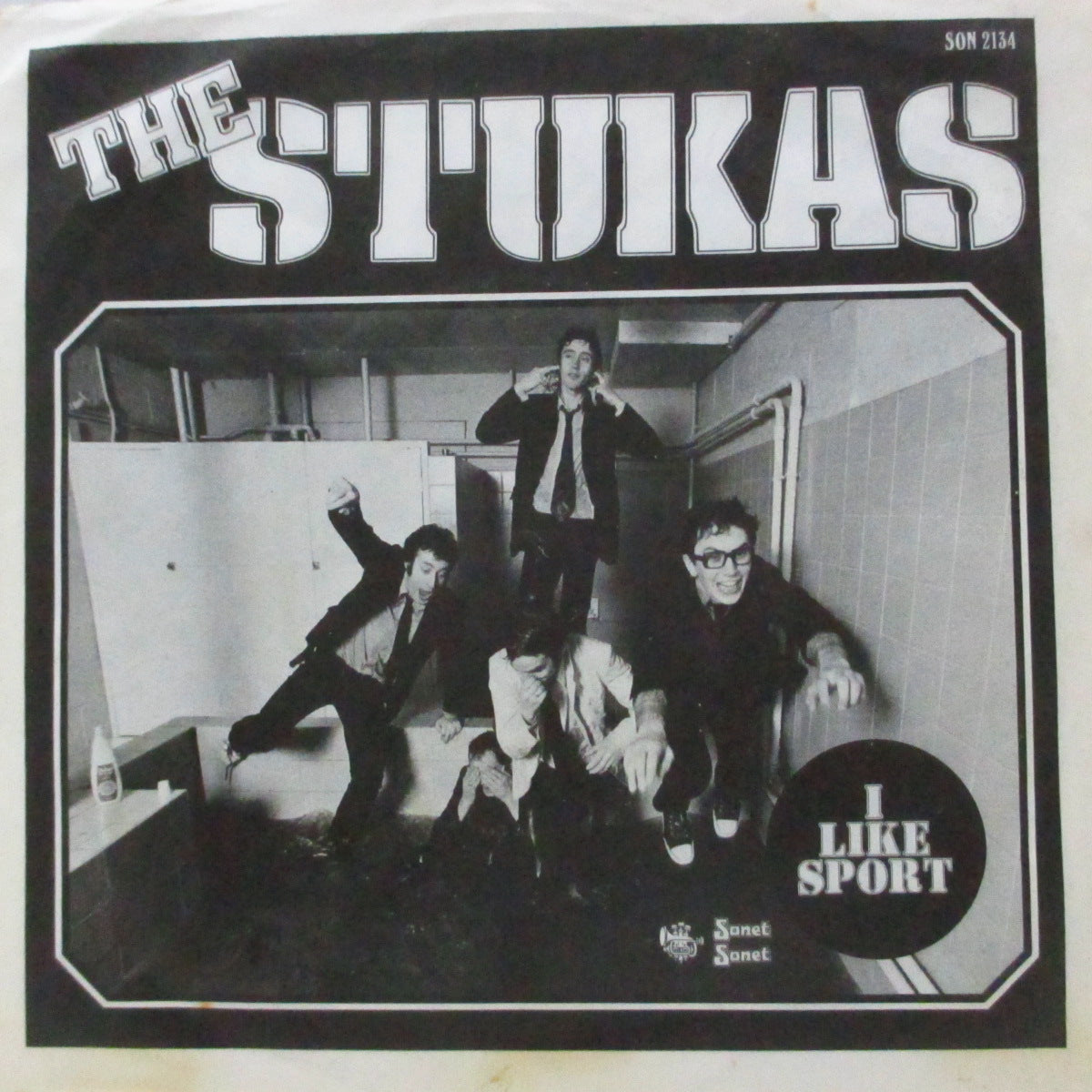 STUKAS, THE (ザ ・ストゥーカス) - I Like Sport (UK オリジナル「フラットセンター」7"/光沢ソフト紙折り返しジャケ) '78年セカンド!