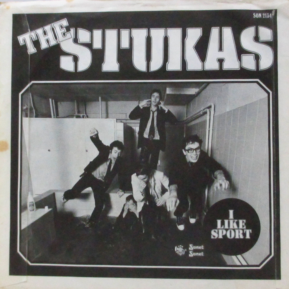 STUKAS, THE (ザ ・ストゥーカス) - I Like Sport (UK オリジナル「フラットセンター」7"/光沢ソフト紙折り返しジャケ) '78年セカンド!
