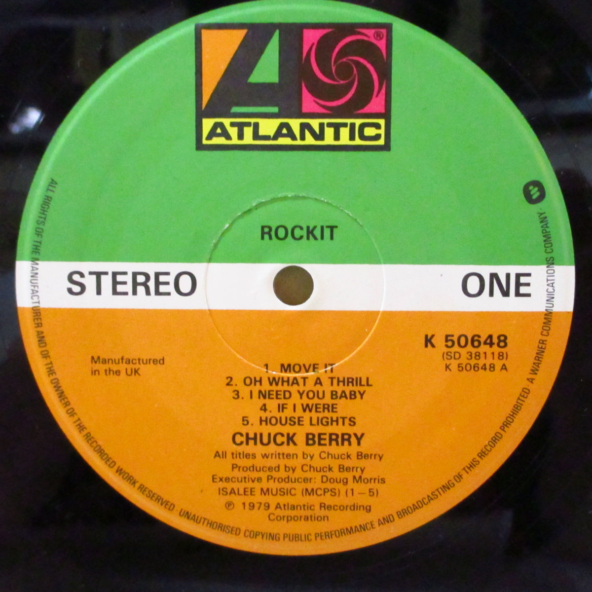 CHUCK BERRY (チャック・ベリー) - Rockit (UK '79 オリジナル・ステレオ LP) 53歳時復活作!