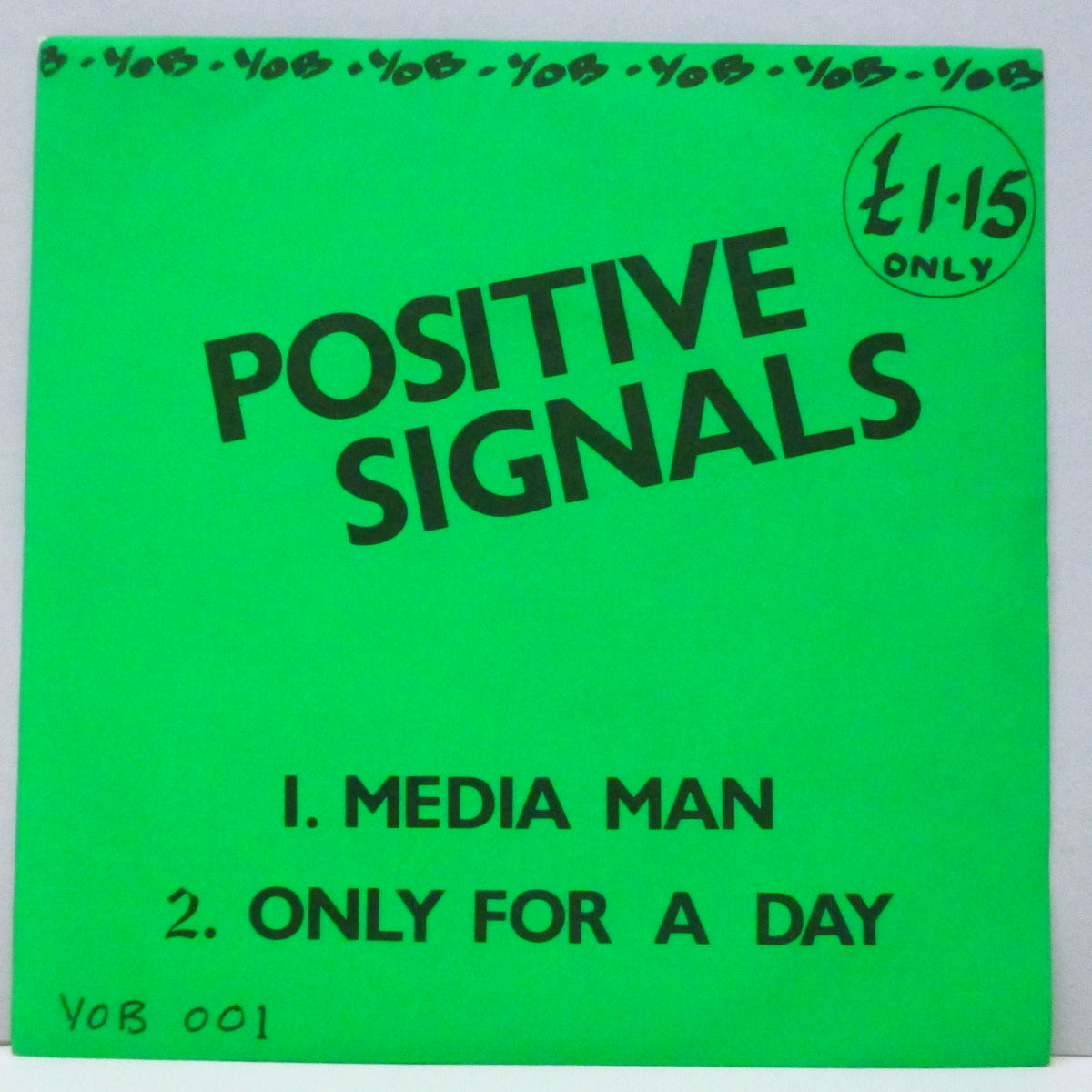 POSITIVE SIGNALS / STRAND, THE (ポジティブ・シグナルズ / ザ ・ストランド) - Split (UK オリジナル 7"/マットソフト紙二つ折りジャケ) 近年稀な美品 !