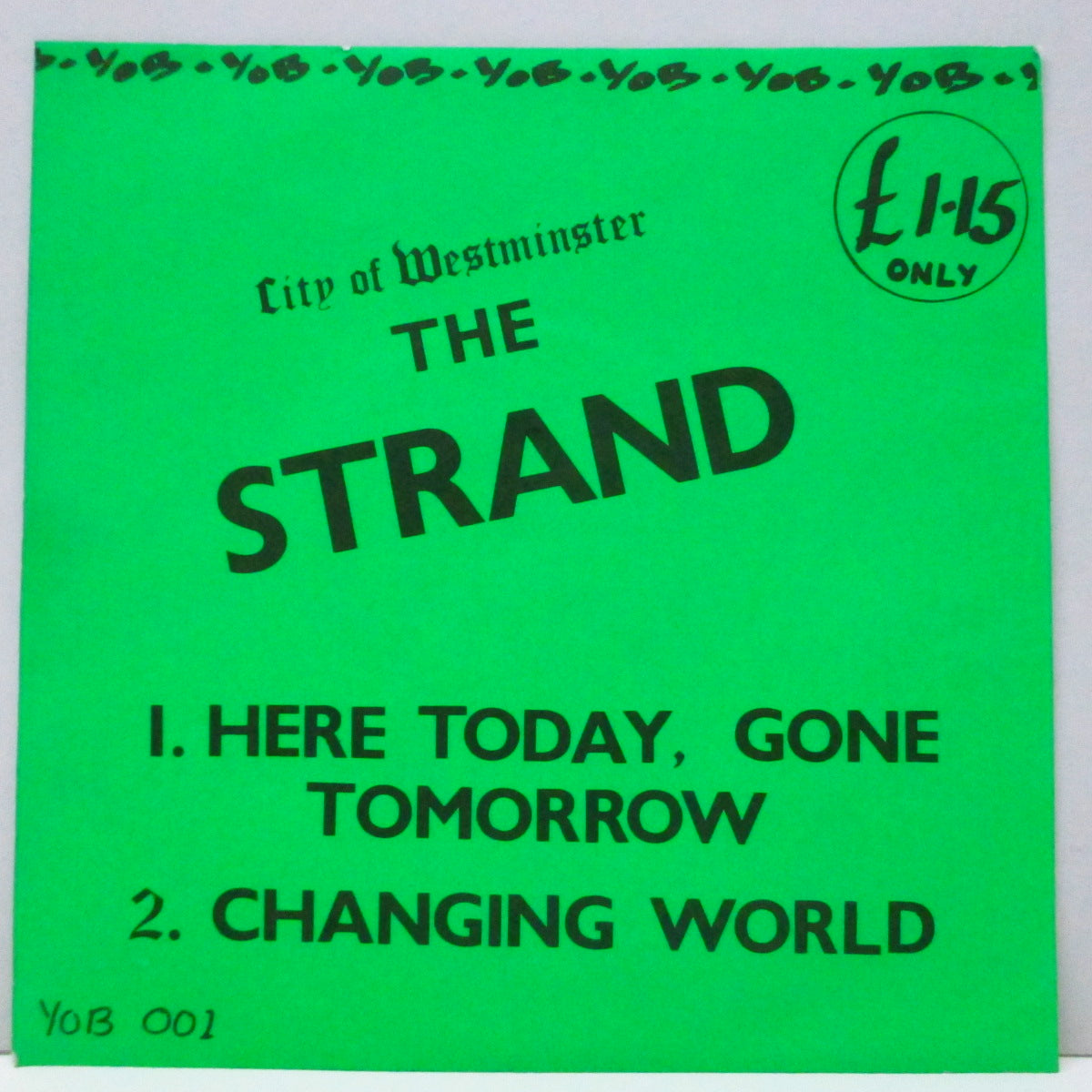 POSITIVE SIGNALS / STRAND, THE (ポジティブ・シグナルズ / ザ ・ストランド) - Split (UK オリジナル 7"/マットソフト紙二つ折りジャケ) 近年稀な美品 !