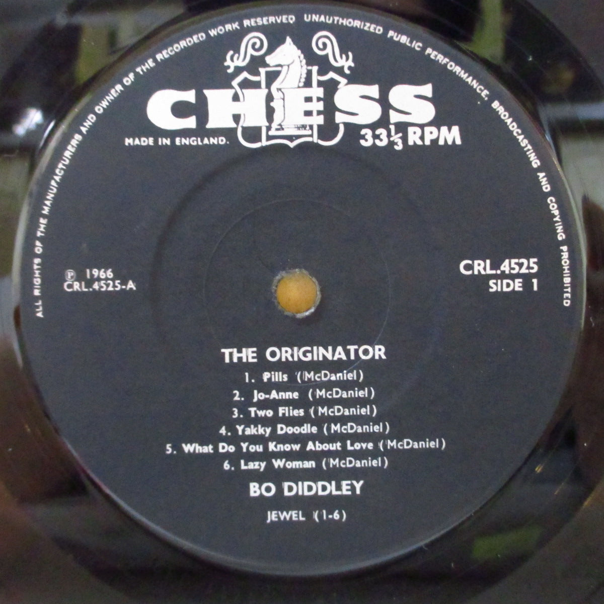 BO DIDDLEY (ボ・ディドリー) - The Originator (UK '66 オリジナル・モノラル LP) '66年14作目アルバム。近年稀な奇跡の美品!