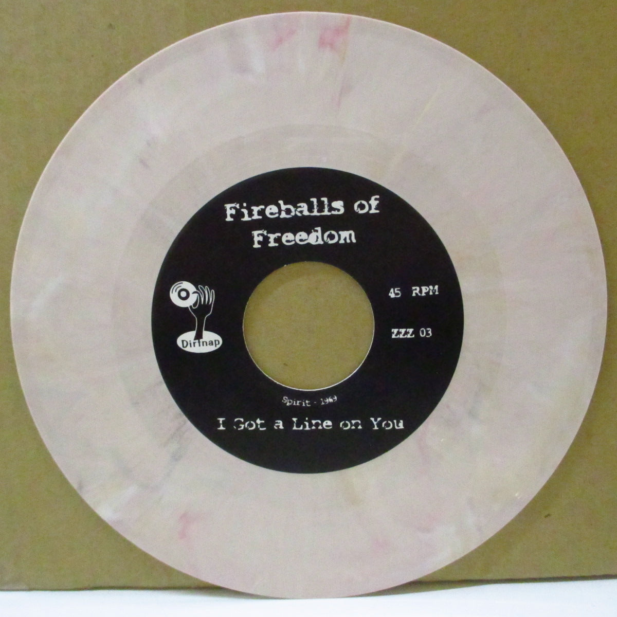 FIREBALLS OF FREEDOM / LOPEZ (ファイヤーボールズ・オブ・フリーダム / ロペス) - I Got A Line On You +2 (US 1,000枚限定ピンクマーブルヴァイナル 7インチ+光沢ソフト紙ジャケ) '00年スプリットEP