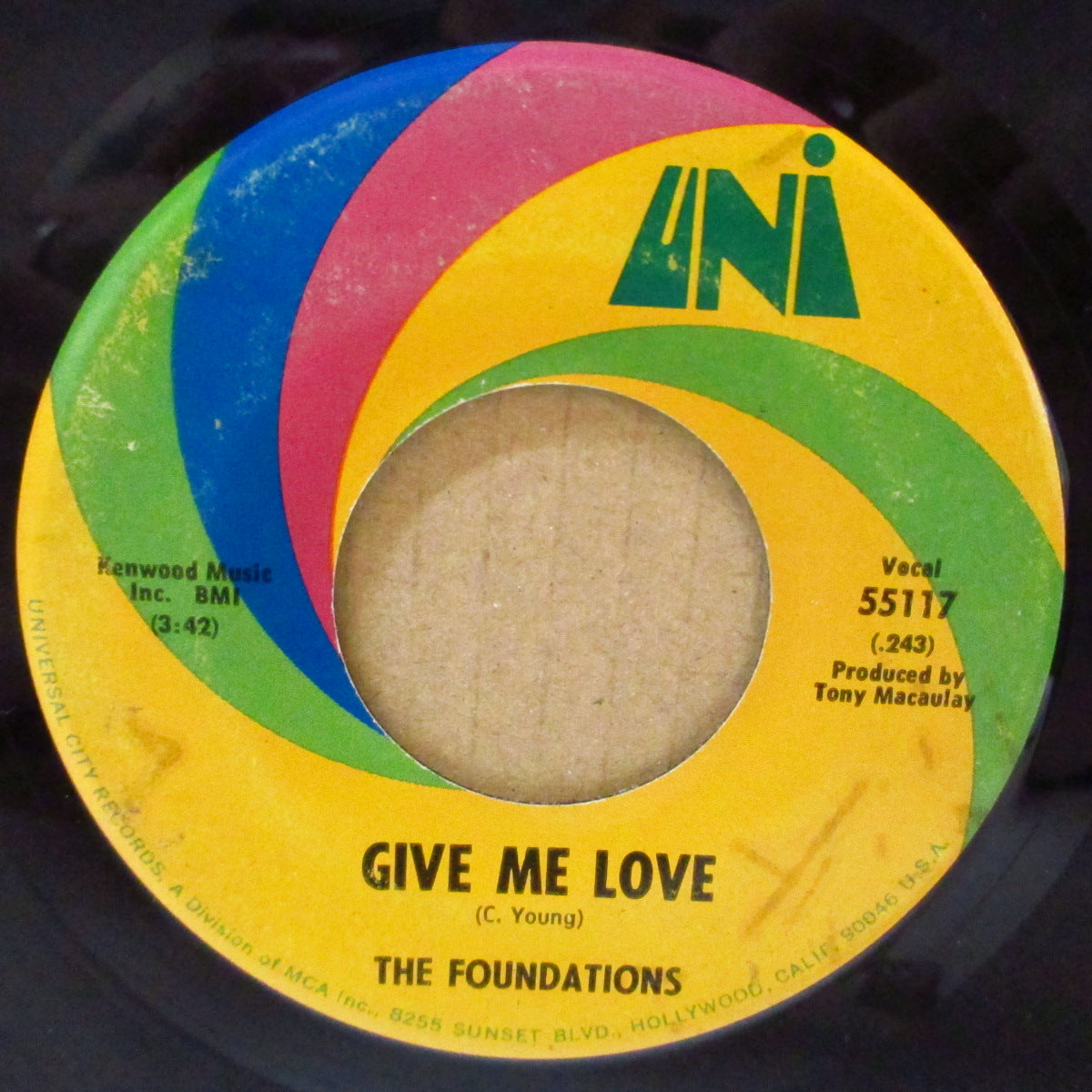 FOUNDATIONS (ファウンデーションズ) - In The Bad, Bad Old Days (US '69 オリジナル7インチ)ノーザン・POP名曲!