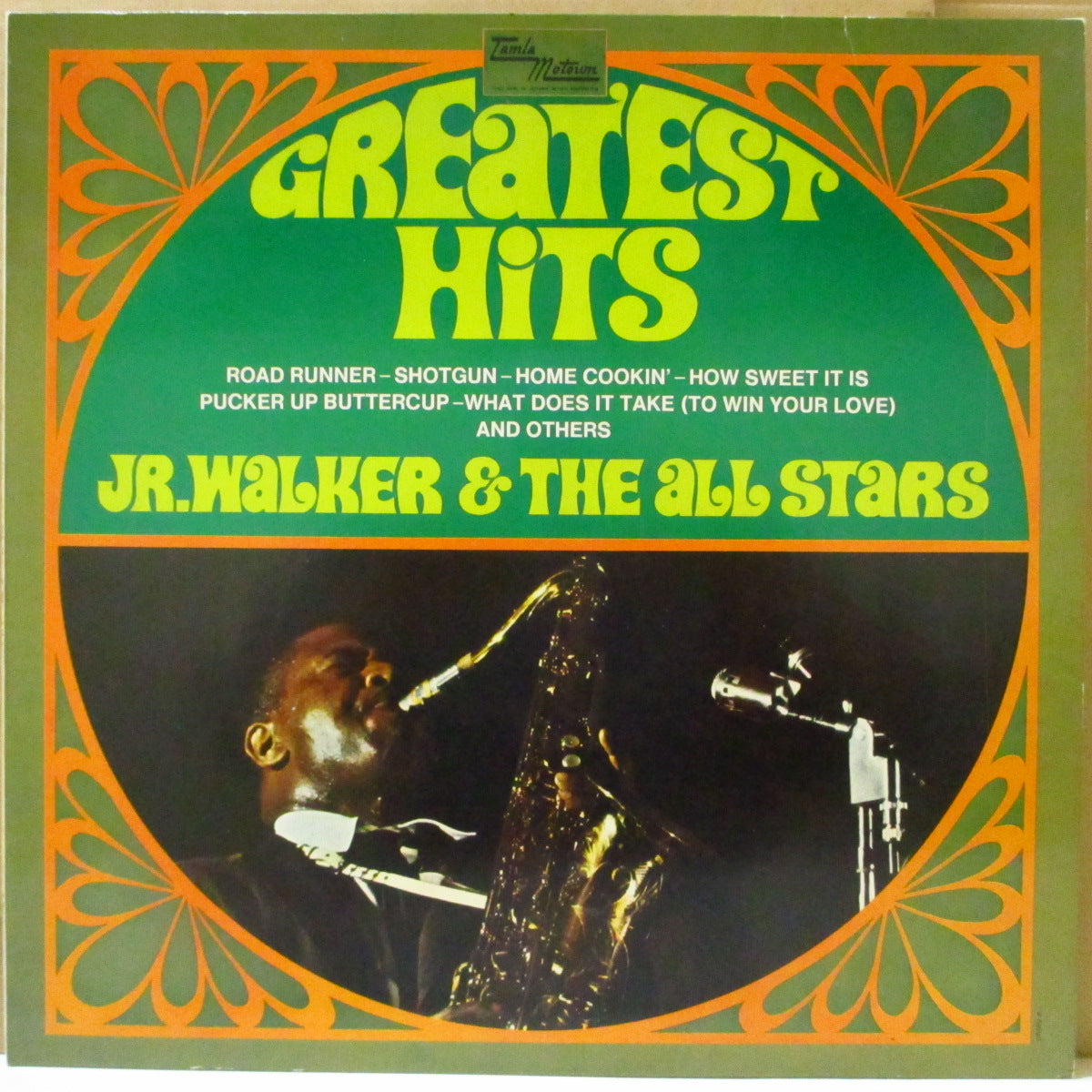 JR.WALKER & THE ALL STARS (ジュニア・ウォーカー & オールスターズ) - Greatest Hits (EU '84 限定再発ステレオ LP) モータウン社看板ベスト12曲!