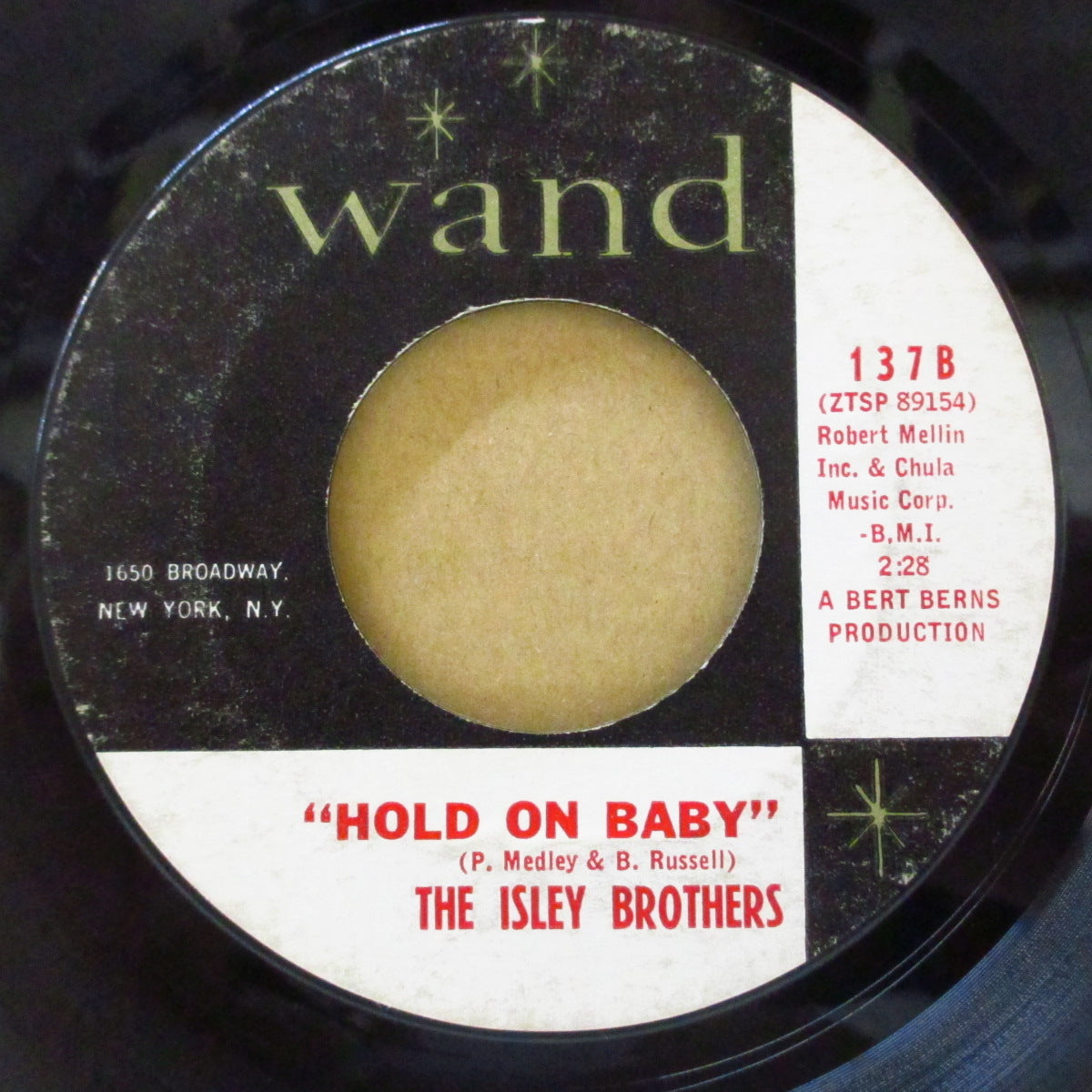 ISLEY BROTHERS (アイズレー・ブラザーズ) - I Say Love / Hold On Baby (US '63 オリジナル 7インチ) ラテンR&Bソウル!