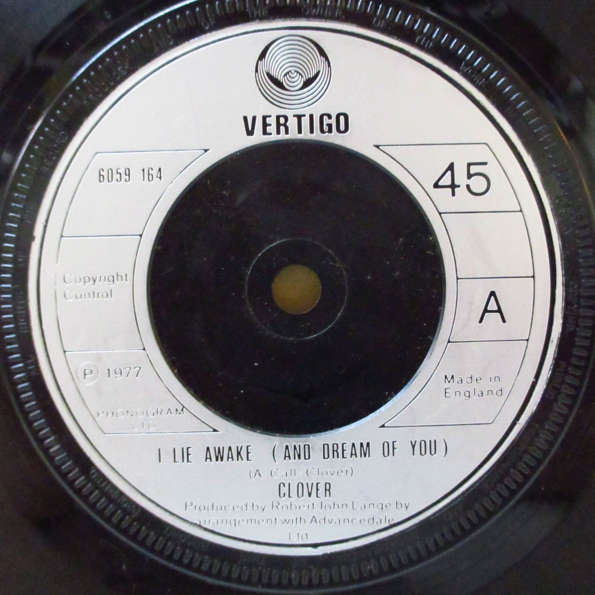 CLOVER (クローヴァー) - I Lie Awake - And Dream Of You (UK '77 オリジナル 7インチ)