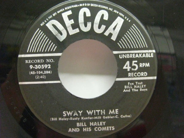 BILL HALEY & HIS COMETS (ビル・ヘイリー&ヒズ・コメッツ) - Skinny Minnie (Orig)