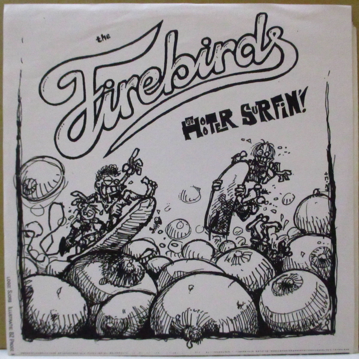 FIREBIRDS, THE (ザ・ファイヤーバーズ) - Go Hooter Surfin'! Movin' Out +3 (Dutch オリジナル 7インチ+マットソフト紙ジャケ) '94年EP