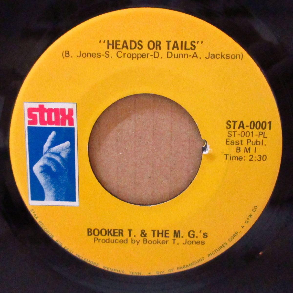 BOOKER T. & THE MG’S (ブッカーT & ザ・MG'S) - Soul-Limbo / Heads Or Tails (US '68年オリジナル 7インチ)トロピカル・ラテン・ノーザン・インスト名曲!