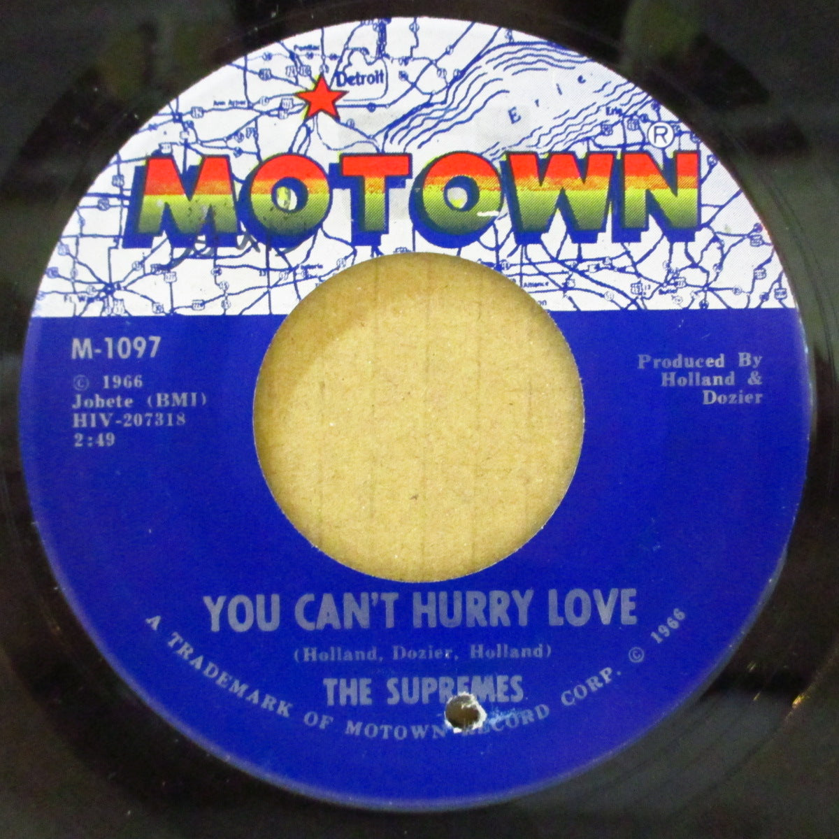 SUPREMES (ザ・スプリームス) - You Can't Hurry Love (US '66 オリジナル7インチ) 美メロ・ノーザン名曲「恋はあせらず」