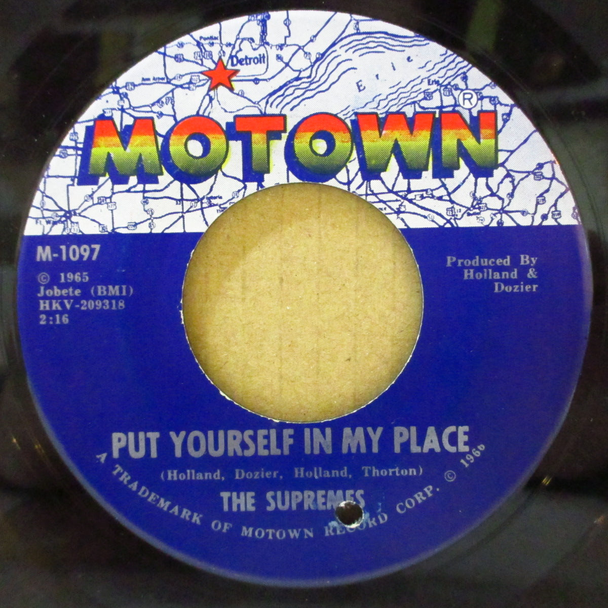 SUPREMES (ザ・スプリームス) - You Can't Hurry Love (US '66 オリジナル7インチ) 美メロ・ノーザン名曲「恋はあせらず」