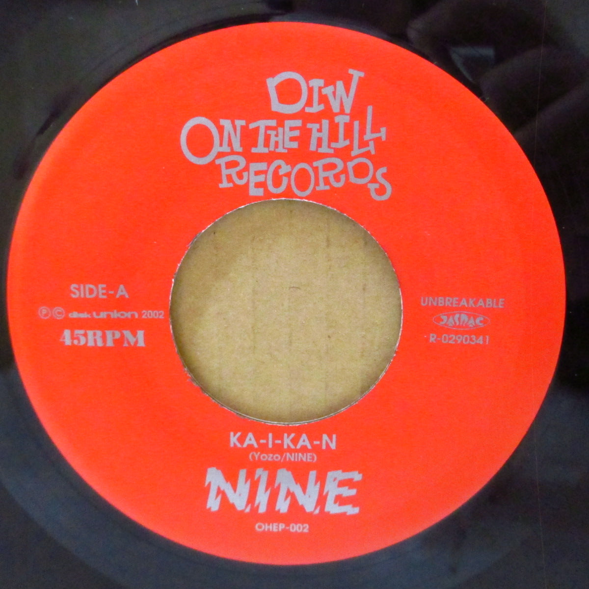 NINE (ナイン) - KA・I・KA・N (Japan '02 オリジナル 7インチ/光沢固紙ジャケ)パンカビリー名曲!