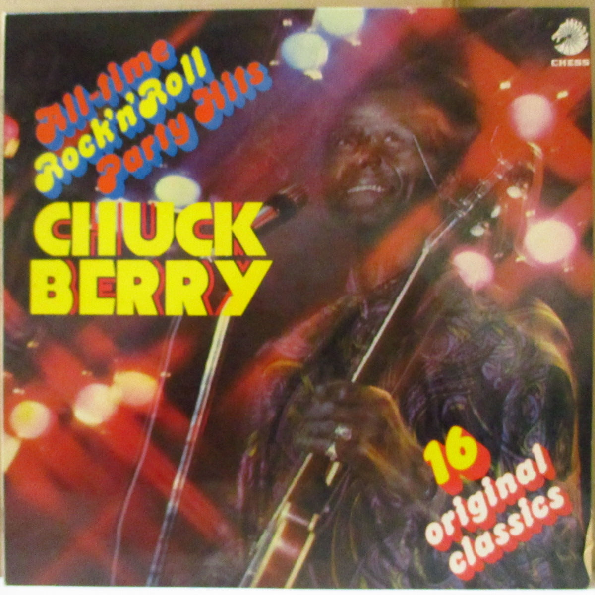 CHUCK BERRY (チャック・ベリー) - All-Time Rock 'n' Roll Party Hits (UK '74 オリジナル通販限定 LP/両面コーティング・ジャケ) 通販限定ベスト盤。