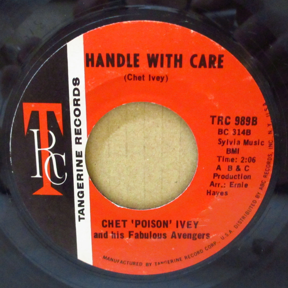 CHET "POISON" IVEY (チェット・ポイズン・アイヴィ) - Shake A Poo Poo (US オリジナル「赤黒ラベ ver スチレン盤」7インチ) FUNKYブガルー名曲