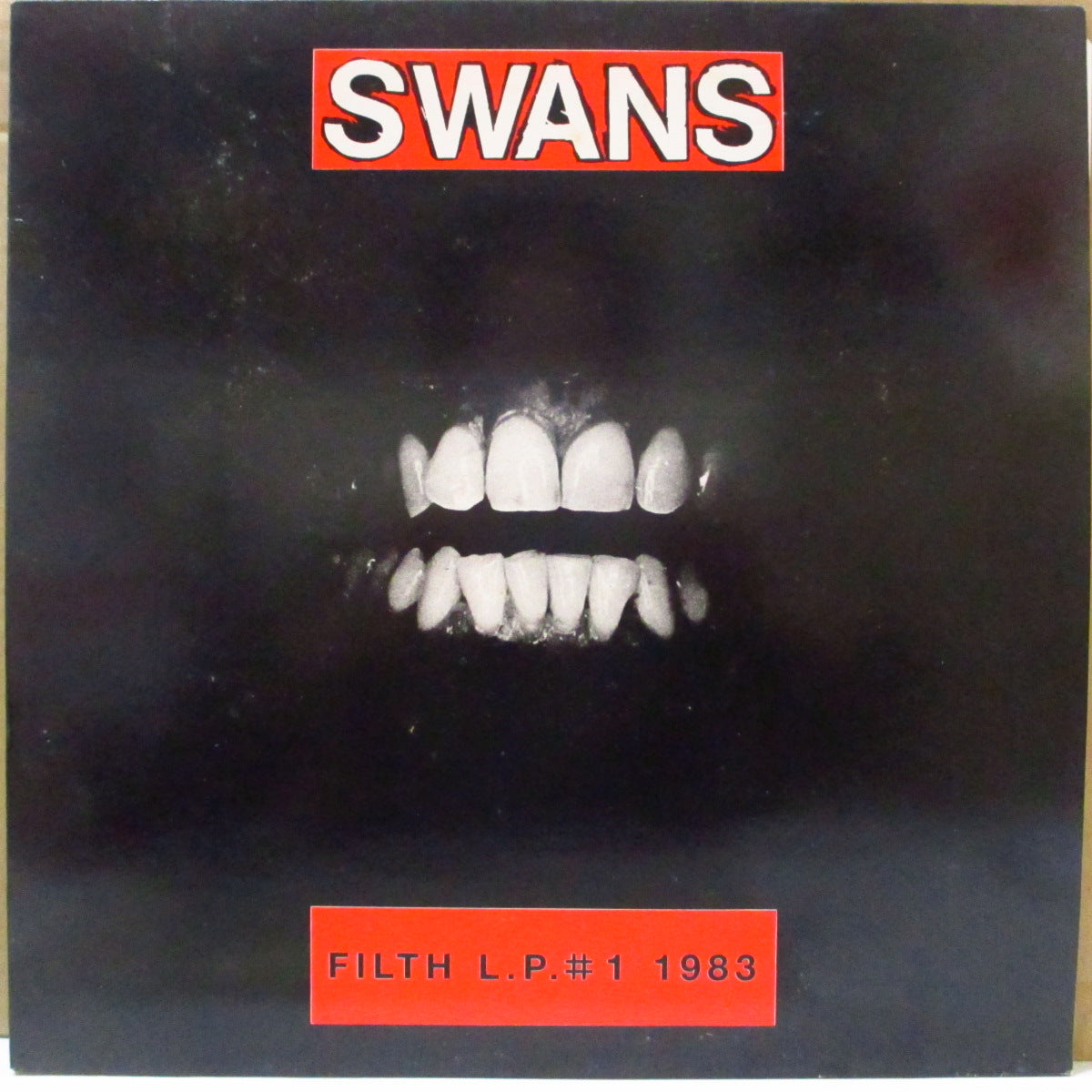 SWANS (スワンズ) - Filth (UK '90 限定再発ピンクヴァイナル LP) '83年1stアルバム