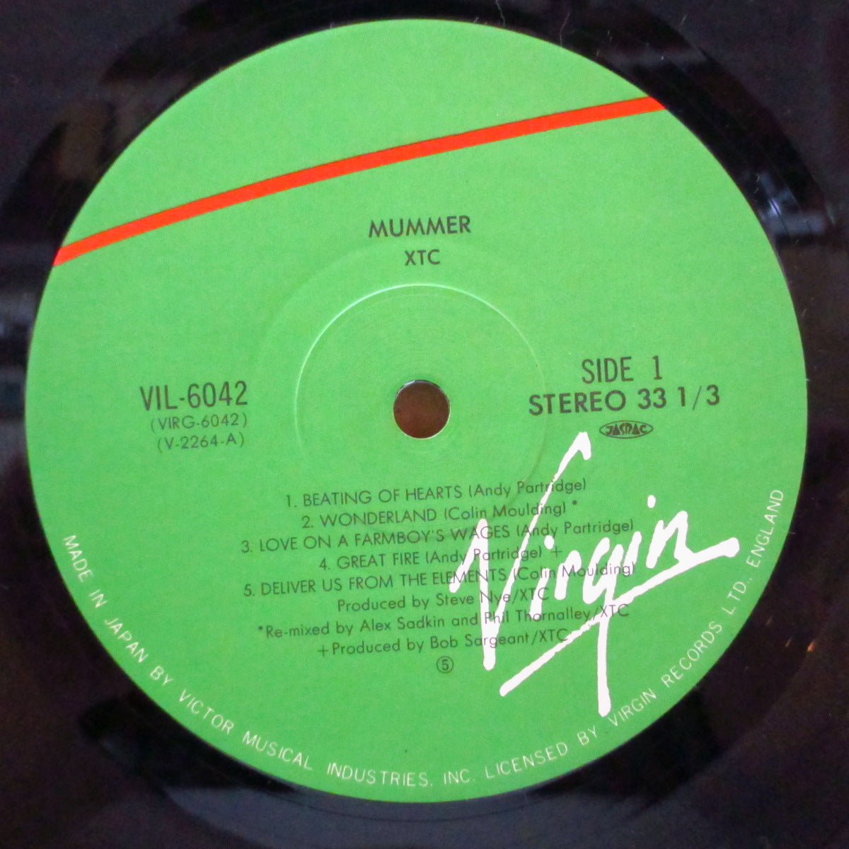 XTC (エックスティーシー) - ママー : Mummer (Japan オリジナル LP+帯, ライナー) '83年6thアルバム