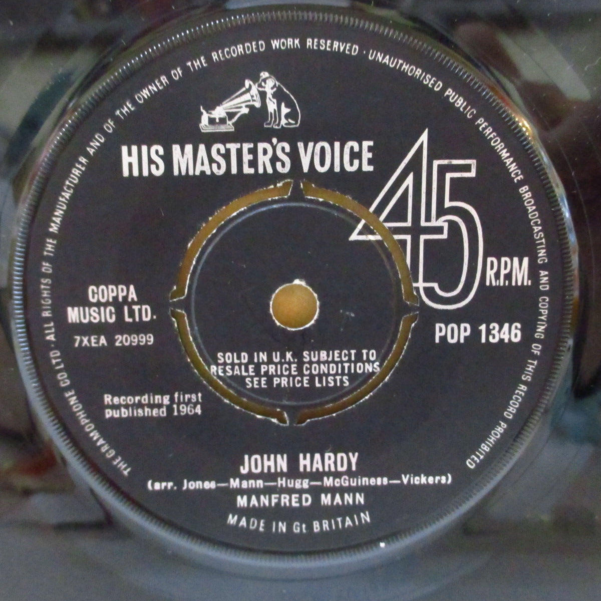 MANFRED MANN (マンフレッド・マン) - Sha La La (UK '64 オリジナル 7インチ+カンパニースリーブ)