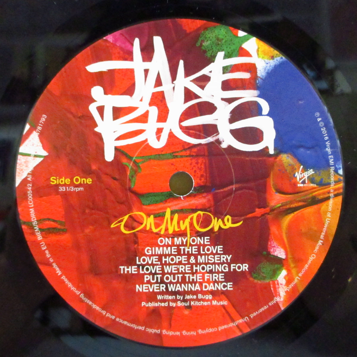 JAKE BUGG (ジェイク・バグ) - On My One (EU オリジナル LP+インナー/光沢見開きジャケ) '16年3rdアルバム