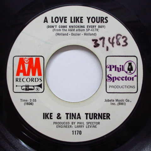 IKE & TINA TURNER (アイク&ティナ・ターナー) - A Love Like Yours (US/Promo)