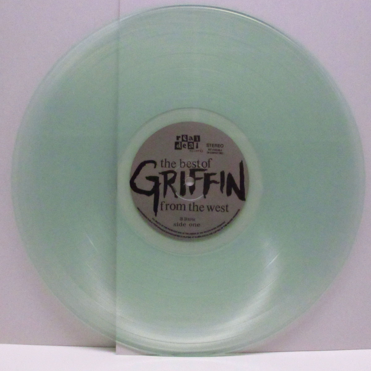 GRIFFIN (グリフィン) - The Best Of Griffin From The West (Japan '96 限定「透明」LP/ステッカー付ジャケ)初期ベスト!