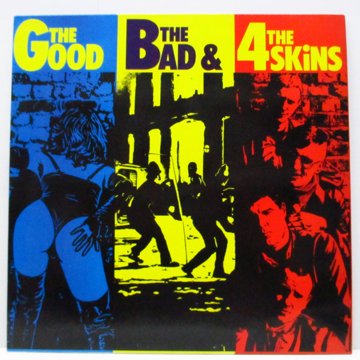 4 SKINS, THE (ザ・フォー・スキンズ) - The Good, The Bad & The 4 Skins (UK '96 再発「黒盤」LP+インサート/AHOY LP 3)'82年ファースト!