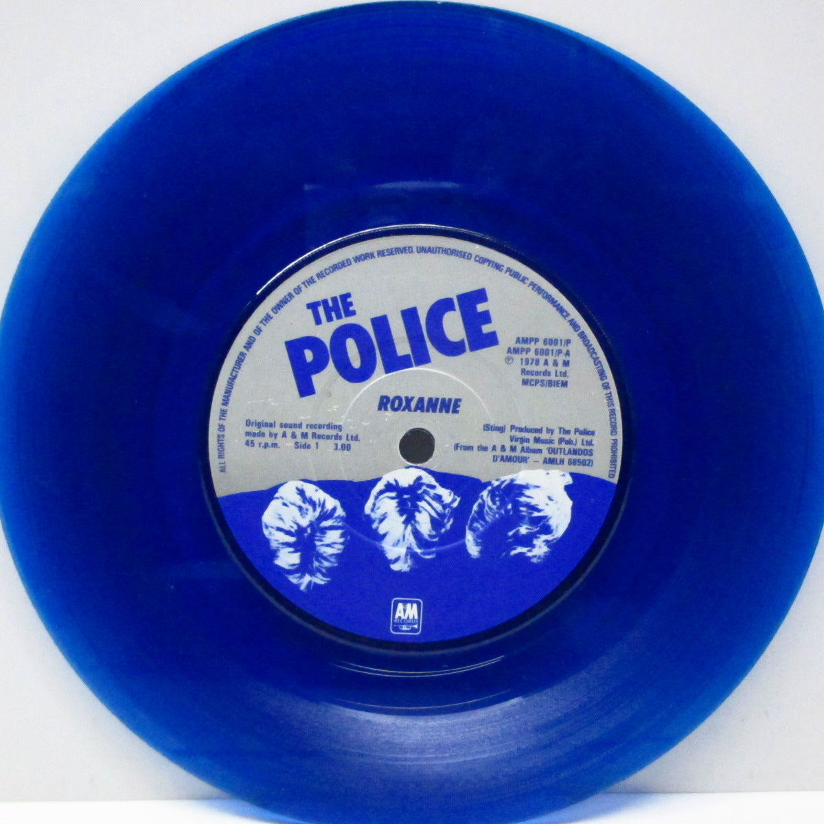 POLICE, THE (ザ ・ポリス) - Six Pack (UK 限定「ブルーヴァイナル」7"x6/6面見開きクリアPVC) 初期シングル6枚組パック!