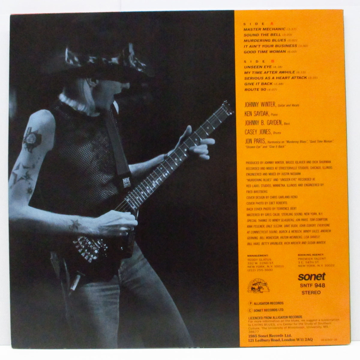 JOHNNY WINTER (ジョニー・ウィンター) - Serious Business (UK オリジナル LP)