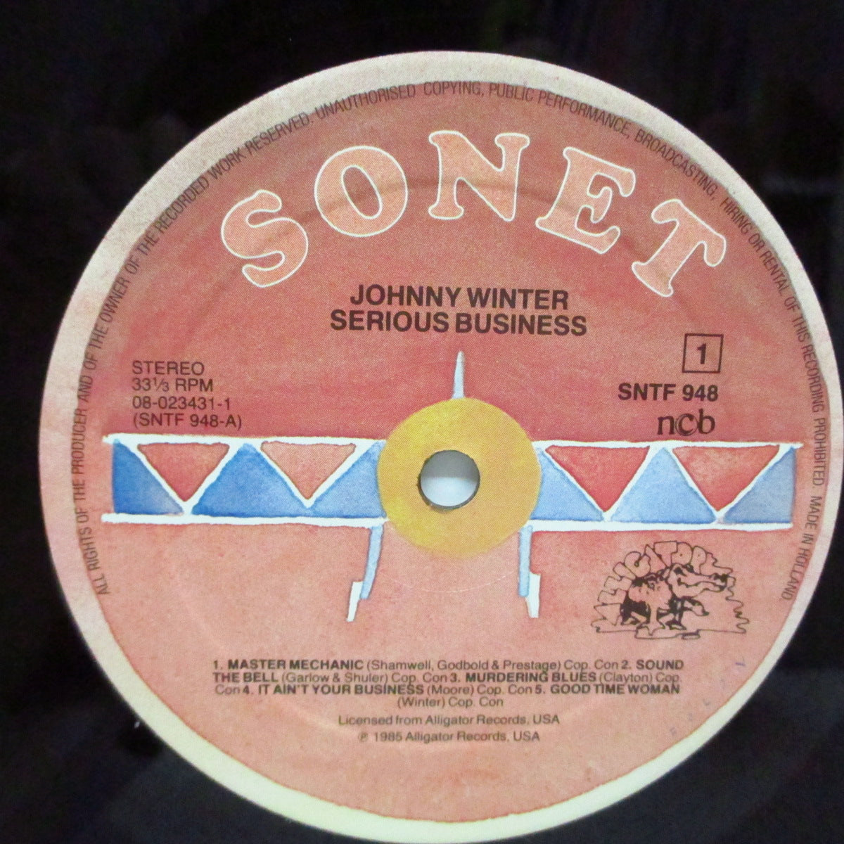 JOHNNY WINTER (ジョニー・ウィンター) - Serious Business (UK オリジナル LP)