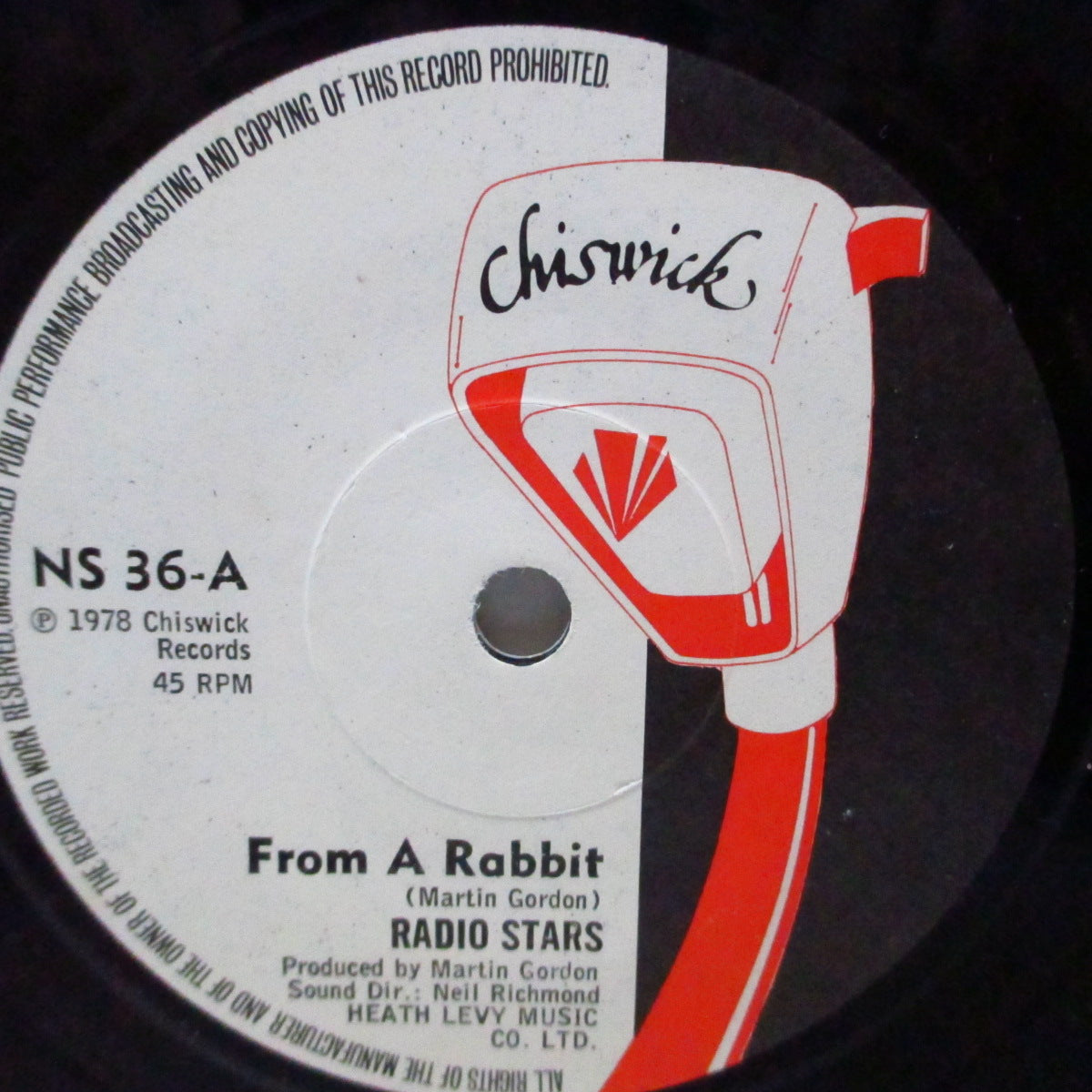 RADIO STARS (レディオ・スターズ) - From A Rabbit (UK オリジナル 7"/カンパニースリーブ&ロゴ入りPVC)