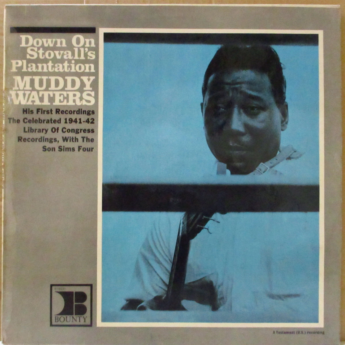 MUDDY WATERS (マディ・ウォーターズ) - Down On Stovall's Plantation (UK '66 オリジナル・モノラル LP/両面コーティング・ジャケ)'41〜'52年貴重音源編集。