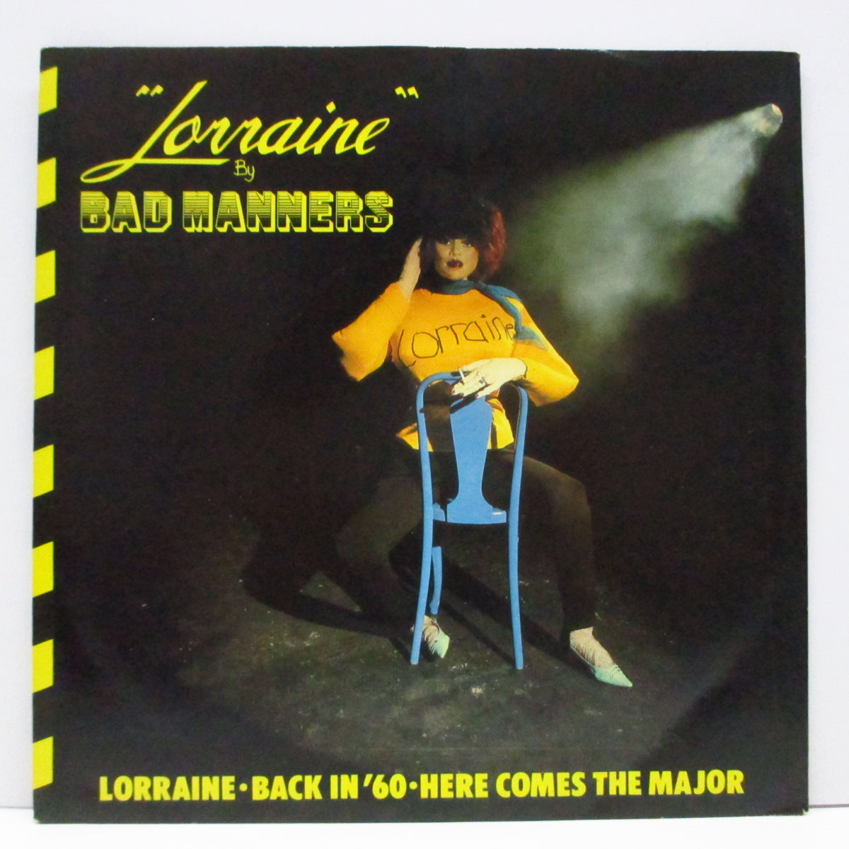 BAD MANNERS (バッド・マナーズ) - Lorraine (UK オリジナル「フラットセンター#2」7"+光沢ソフト紙ジャケ)