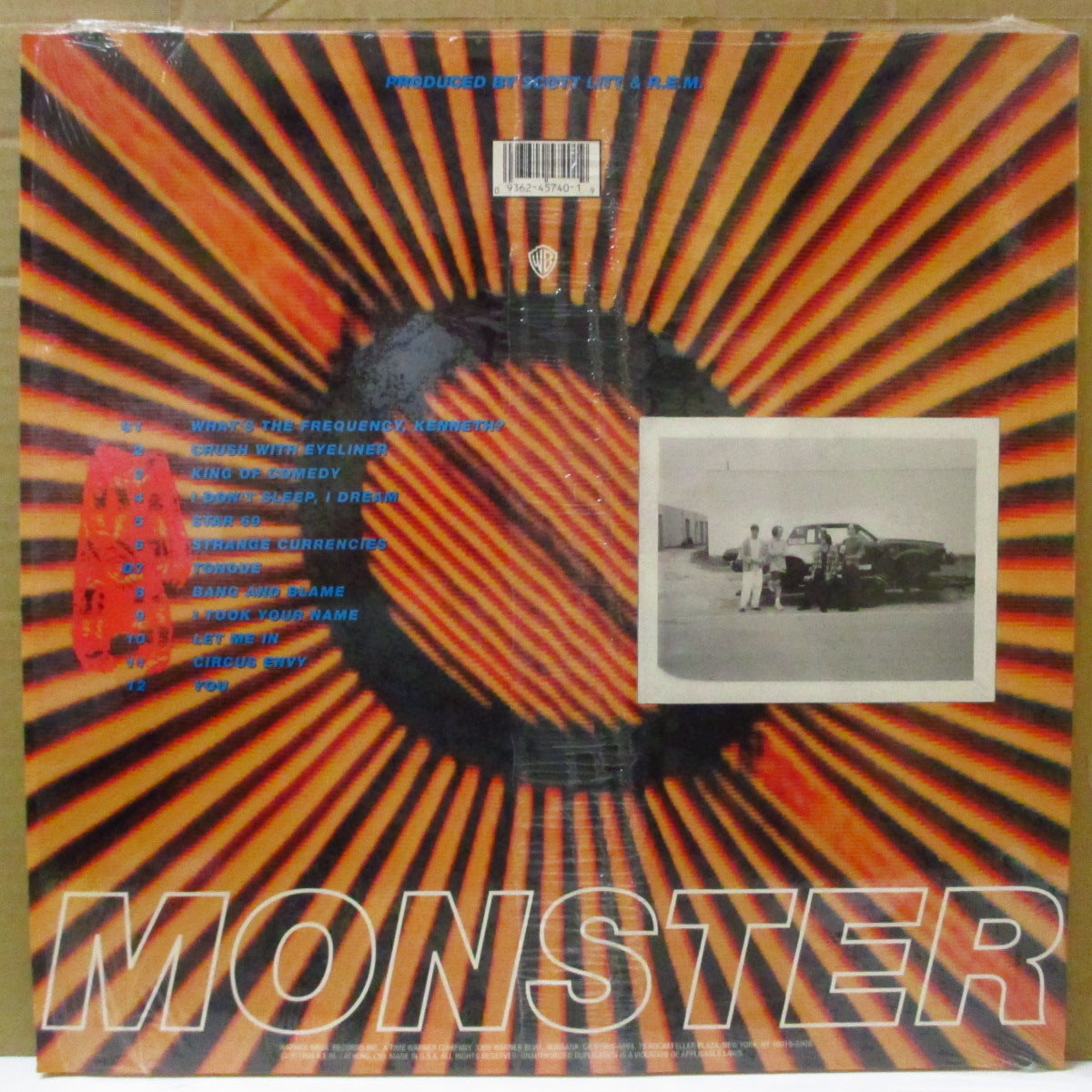 R.E.M. - Monster (US オリジナル LP+インサート) '94年9thアルバム