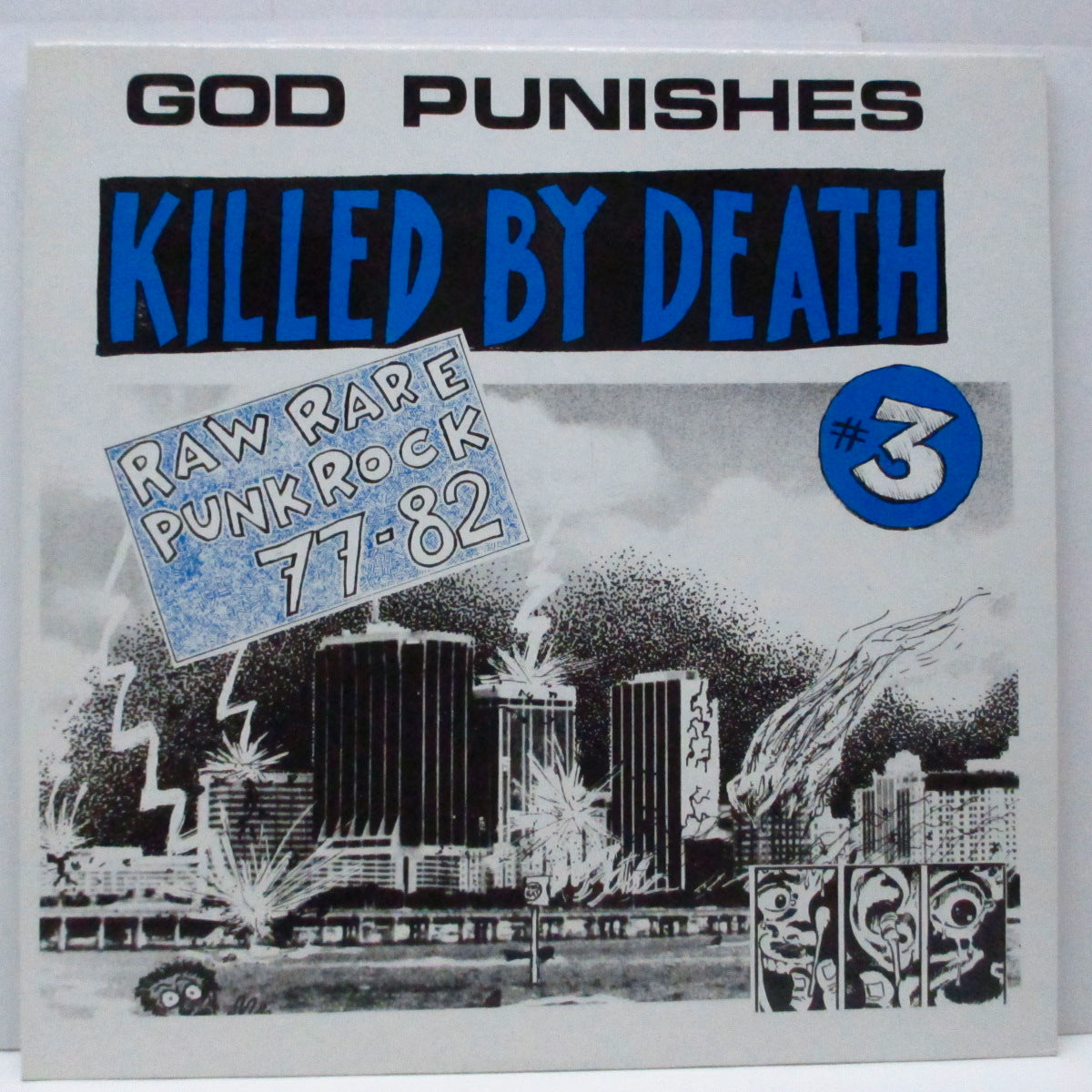 V.A. ('77-'82年各国レアパンク・コンピ) - Killed By Death #3 (US 90's 限定再発「ブルーヴァイナル」LP)