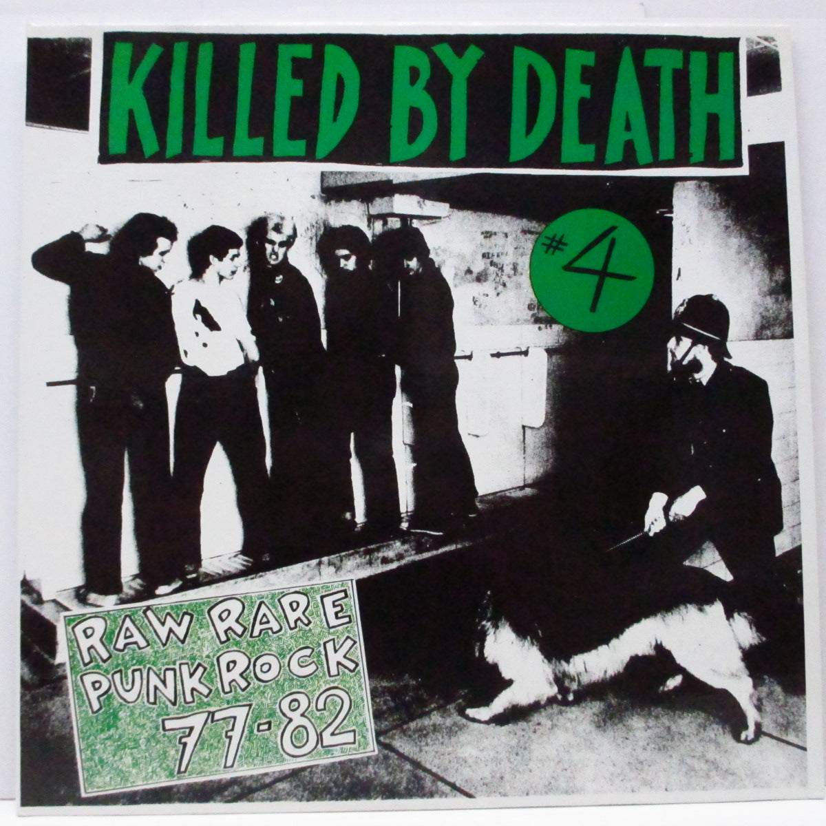 V.A. ('77-'82年各国レアパンク・コンピ) - Killed By Death #4 (US 90's再発「グリーンヴァイナル」LP)