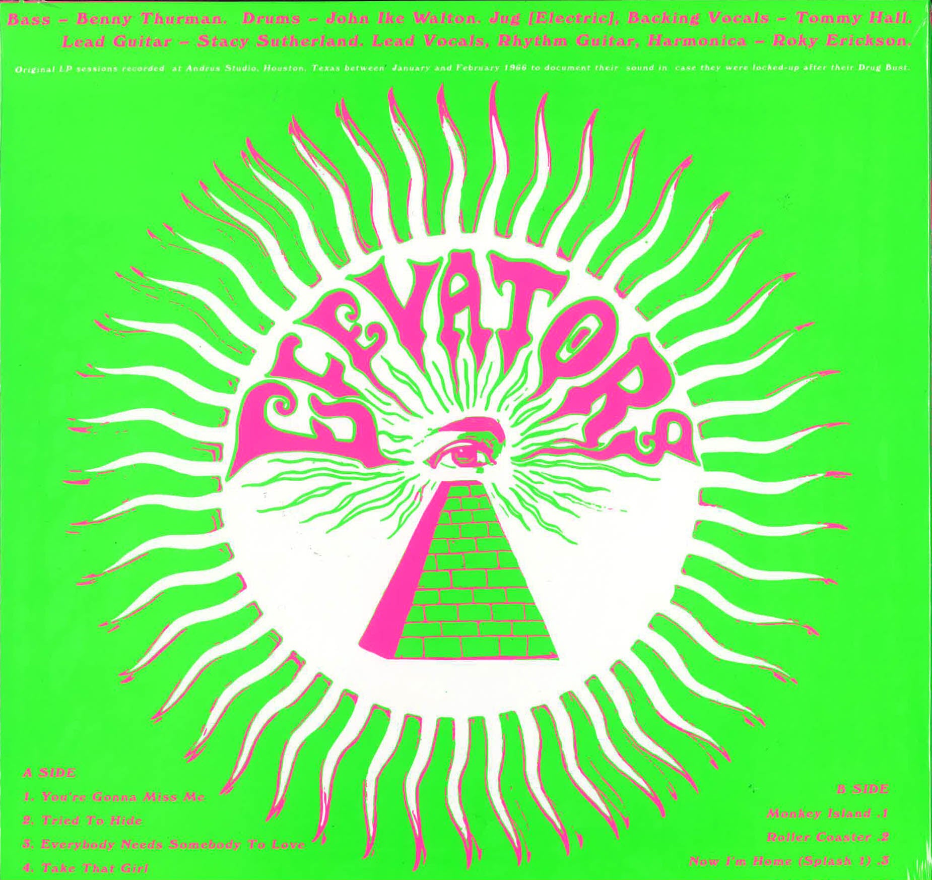 13TH FLOOR ELEVATORS (サーティース・フロア・エレヴェーターズ) - Headstone / The Contact Sessions (EU 限定再発 LP/New - IA15)'66年未発表レア・デモ音源集