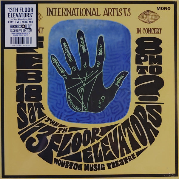 13TH FLOOR ELEVATORS (サーティース・フロア・エレヴェーターズ) - Houston Music Theatre, Live 1967 (UK '25年レコードストアデイ4000枚限定「ブラック&ブルーマーブルヴァイナル」モノラル LP/New)
