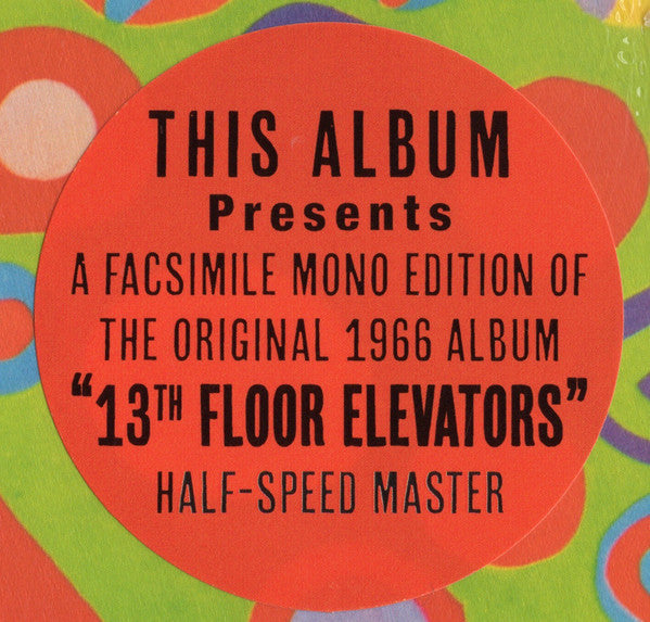 13TH FLOOR ELEVATORS (サーティース・フロア・エレヴェーターズ) - The Psychedelic Sounds Of (EU 限定再発ハーフスピード・リマスター「モノラル」LP/New)'66年デビューアルバム!