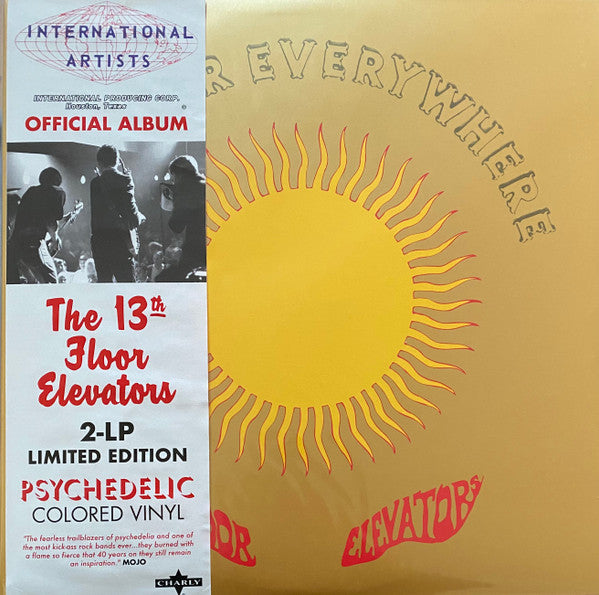 13TH FLOOR ELEVATORS (サーティーンス・フロア・エレヴェーターズ) - Easter Everywhere (EU 限定「カラースプラッター VINYL」再発2xLP/New) 67年名2ndアルバムのモノ、ステレオ盤セット