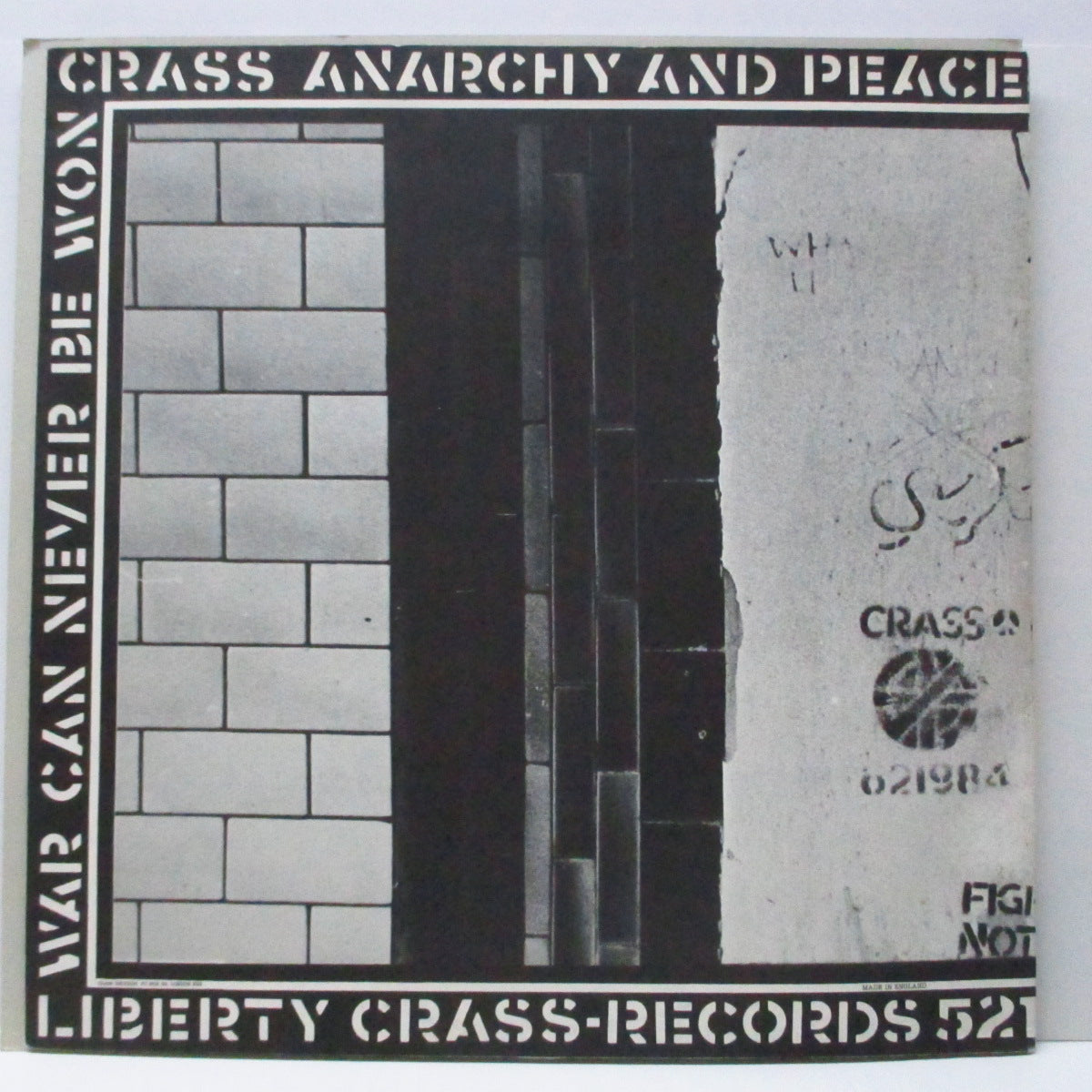 CRASS (クラス) - Stations Of The Crass (UK 90's 再発 2xLP/価格表記の無いポスタージャケ)