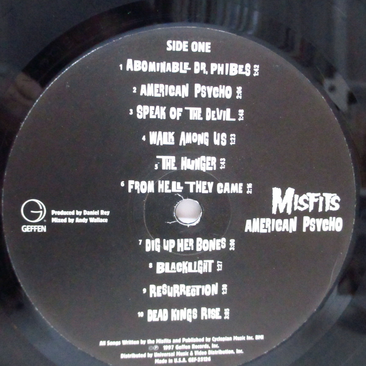 MISFITS (ミスフィッツ) - American Psycho (US '97 初回限定「220g」LP+インナー) '97年再結成第一弾!