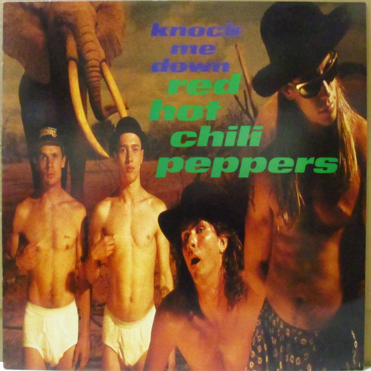 RED HOT CHILI PEPPERS (レッド・ホット・チリ・ペッパーズ) - Knock Me Down +3 (UK オリジナル 4曲入り 12インチ) '89年シングル