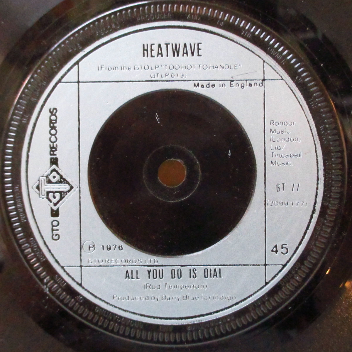 HEATWAVE (ヒートウェーブ) - Boogie Nights (UK '76 オリジナル7インチ)ファンキーディスコ・クラシック!