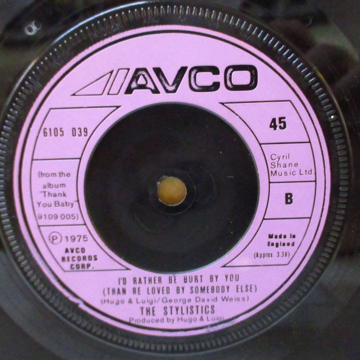 STYLISTICS, THE (ザ・スタイリスティックス) - Can't Give You Anything (But My Love) (UK '75 オリジナル 7インチ)甘茶ディスコ名曲!