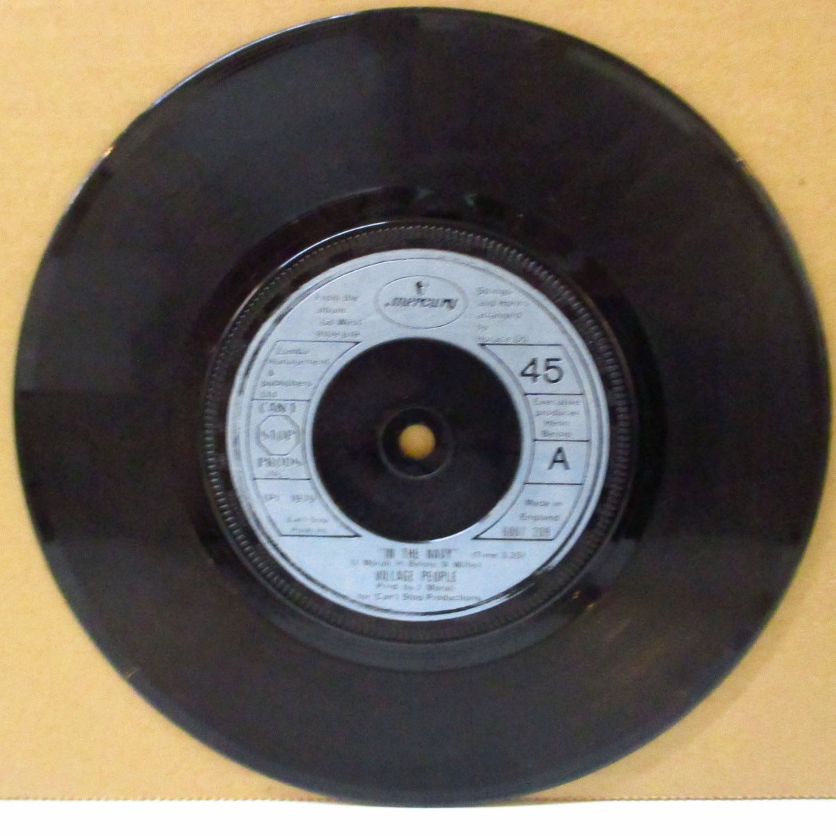 VILLAGE PEOPLE (ヴィレッジ・ピープル) - In The Navy (UK '79 オリジナル「小穴の青プラスチック・ラベ ver 」7インチ)ディスコ・クラシック!