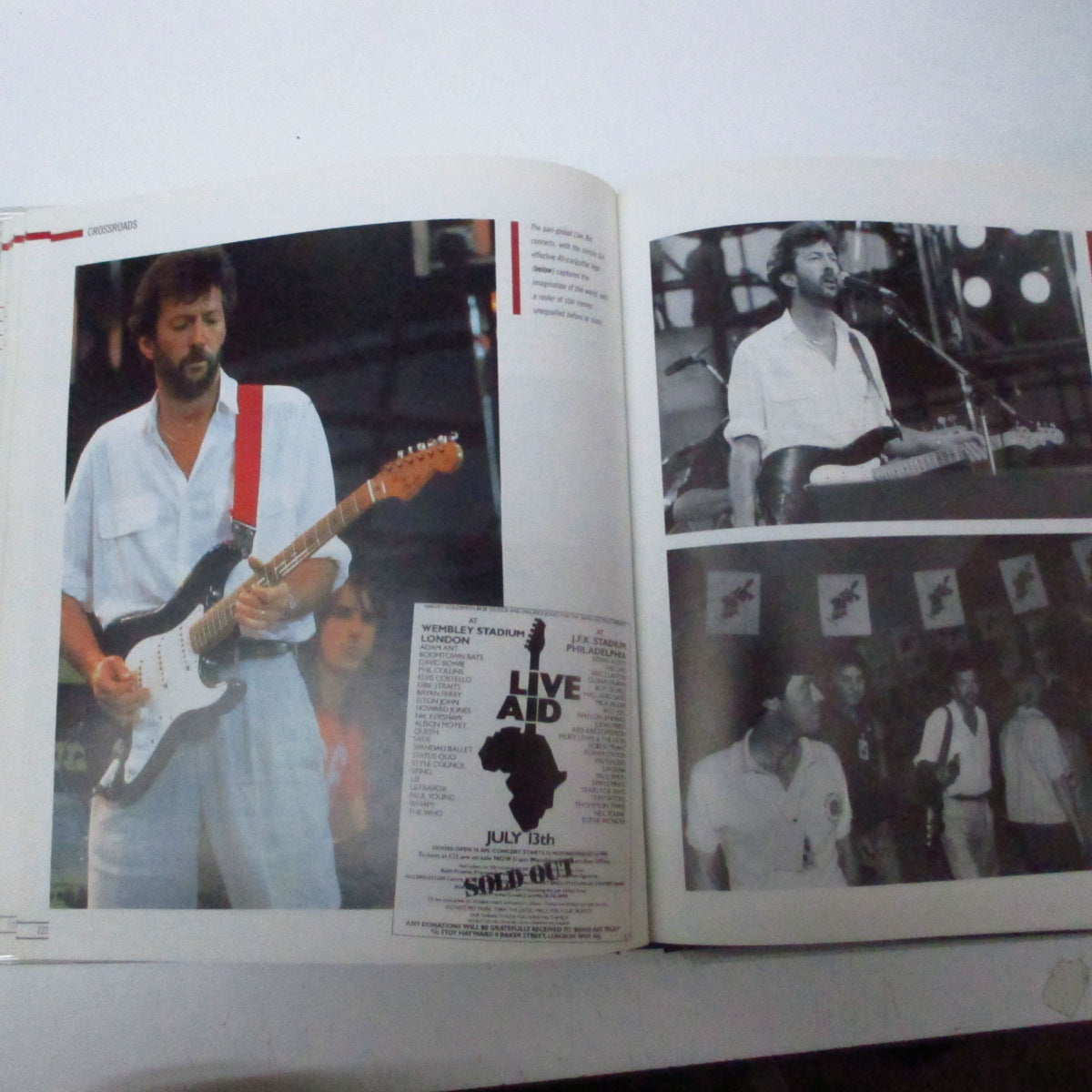 ERIC CLAPTON (Marc Roberty 著) (エリック・クラプトン) - The Complete Chronicle (UK オリジナル「ハードカバー」ブック) 写真+クラプトン史