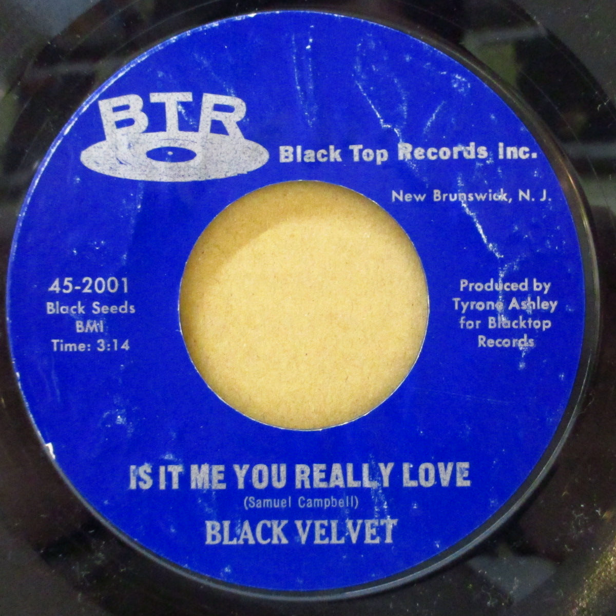 BLACK VELVET (ブラック・ヴェルヴェット) - An Earth Quakes Coming (If You Don't Straighten Up) (US '72 オリジナル 7インチ+当時の白スリーブ)鬼レア、シスター・ファンク!