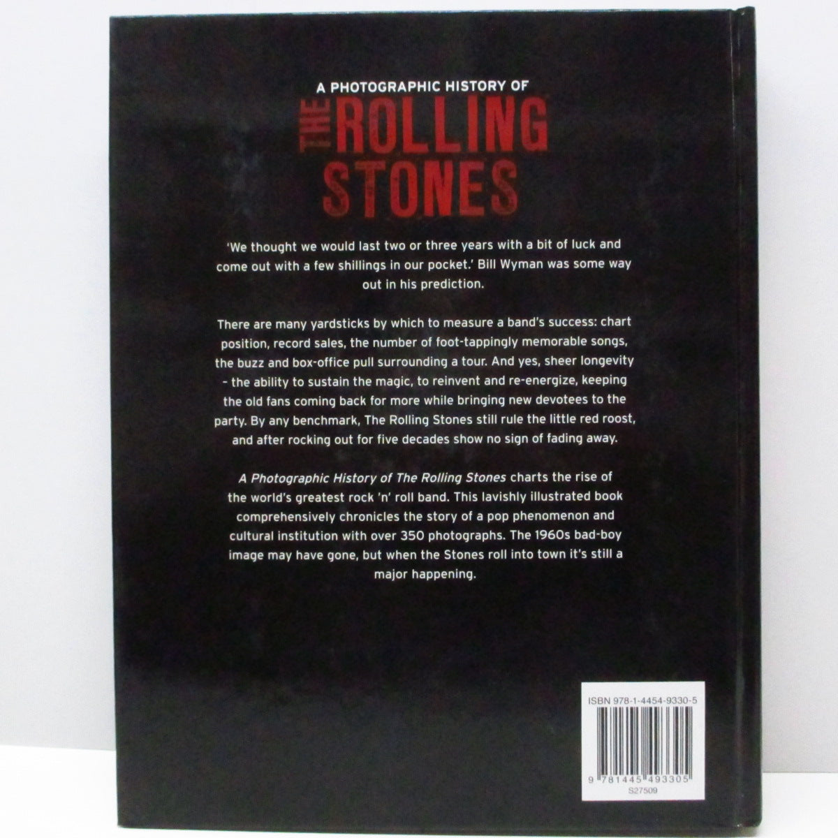 ROLLING STONES (Susan Hill 著) (ローリング・ストーンズ) - A Photographic History of the Rolling Stones (UK オリジナル「ハードカバー」ブック) 写真+ストーンズ史 !