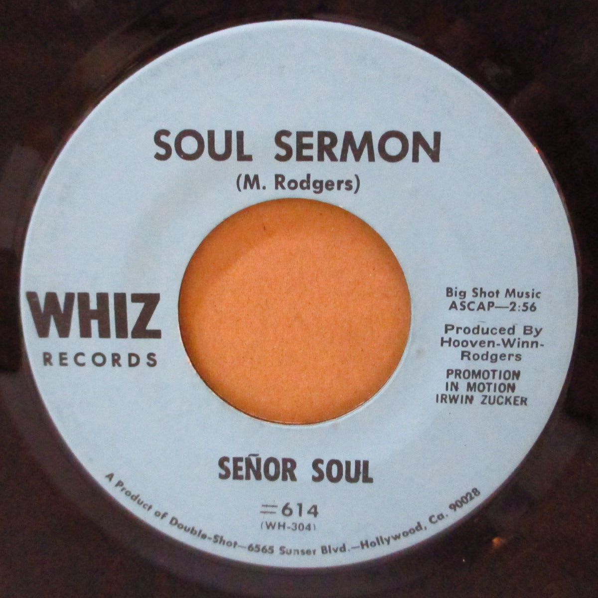 SENOR SOUL (セニョール・ソウル) - The Mouse / Soul Sermon (US '69 オリジナル 7インチ)ディープ・ファンク名曲!