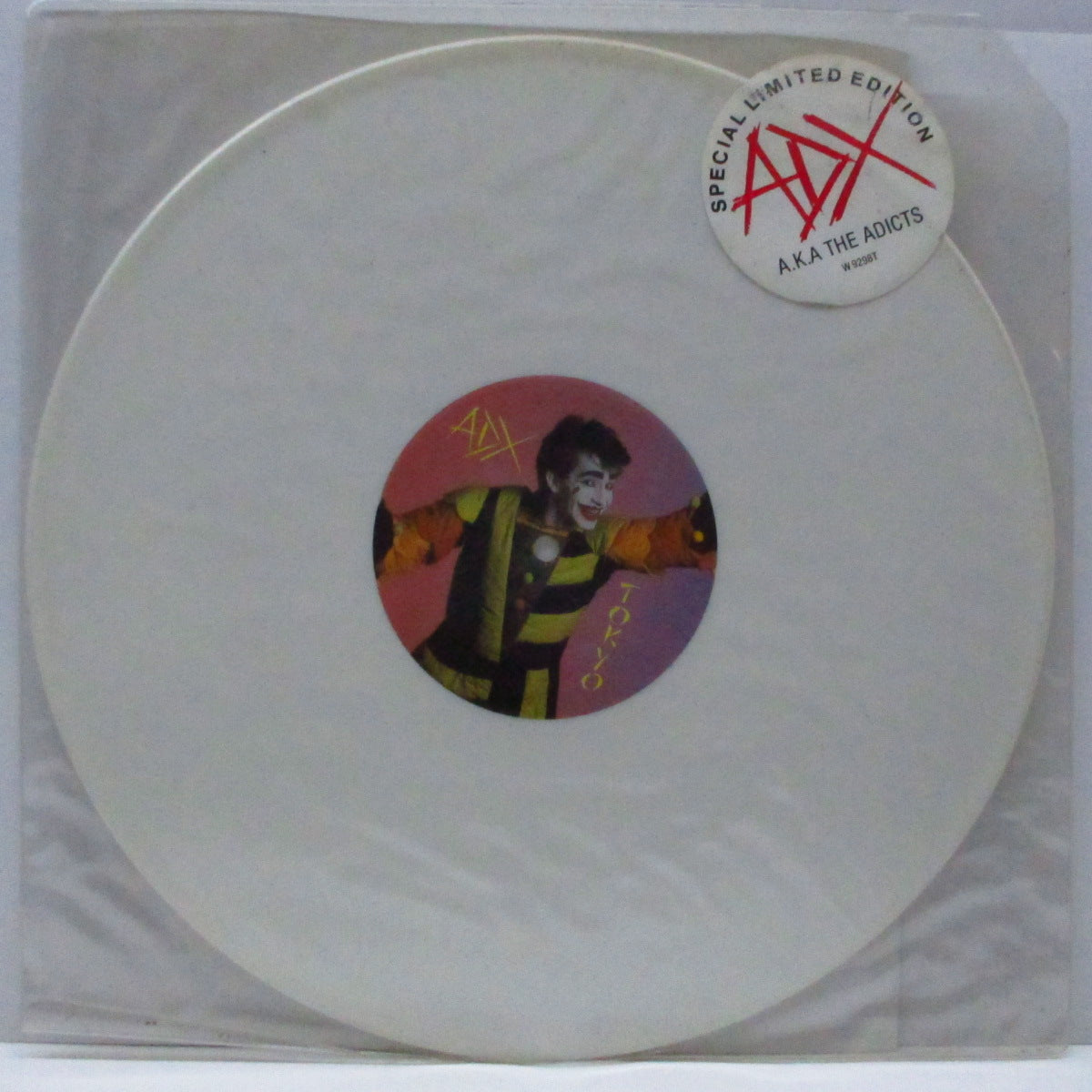 ADX (A.K.A. The Adicts) (ジ・アディクツ) - Tokyo (UK 限定「ホワイトヴァイナル」12"/ステッカー付PVC) '84年「ADX」名義での1作目!